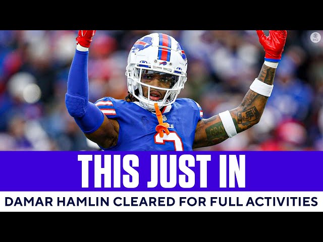 Damar Hamlin At Bills Workouts, Cleared For Football Activities I CBS Sports