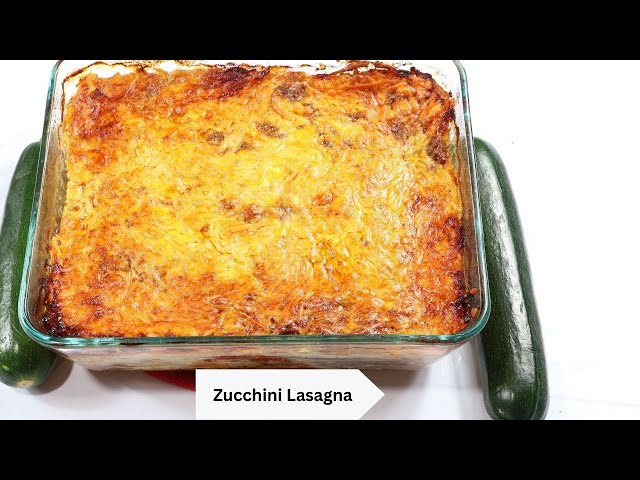 SO ADDICTIVE| ZUCCHINI LASAGNA RECIPE | NOT WATERY BUT TASTY #zucchinirecipes #viral