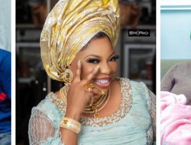Prophetess Mary Olubori Shares Heartwarming Moment With Celebrity Couple And Their Newborn Twins