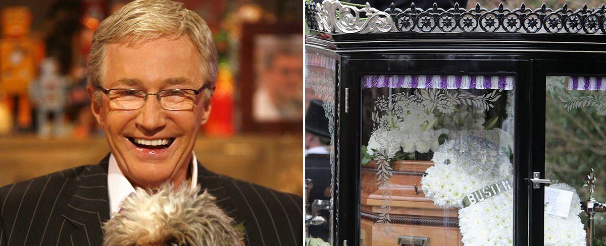 Paul O'Grady funeral sees tear-jerking tribute to beloved dog Buster next to coffin