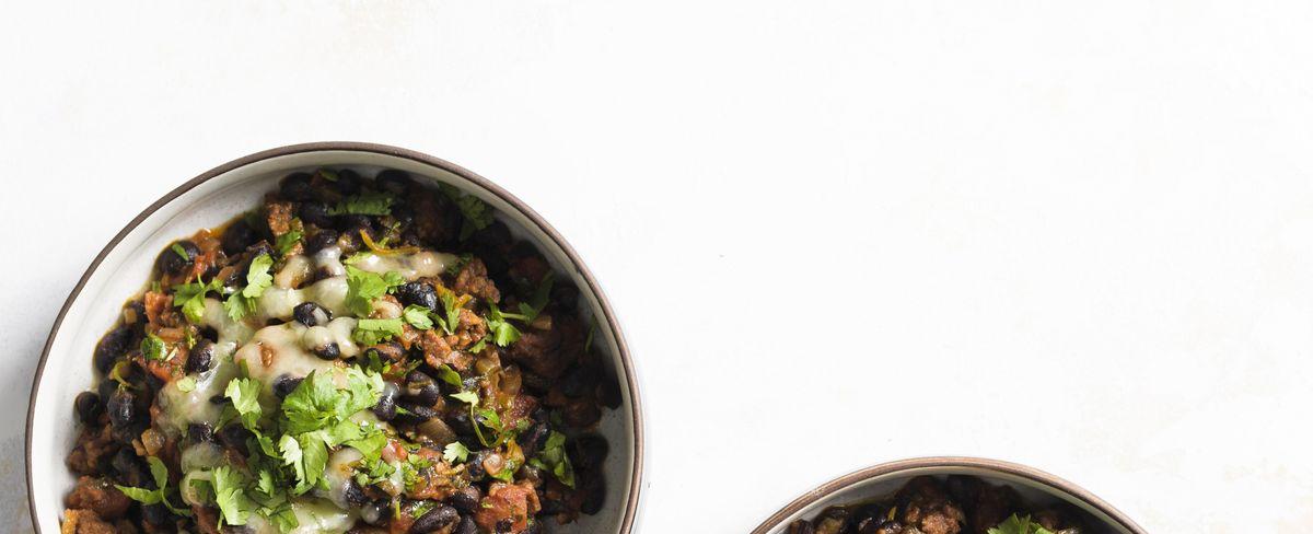 RECIPE: Black bean stew with chorizo
