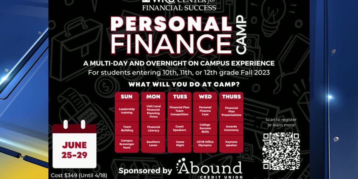 WKU Personal Finance Summer Camp for high school students