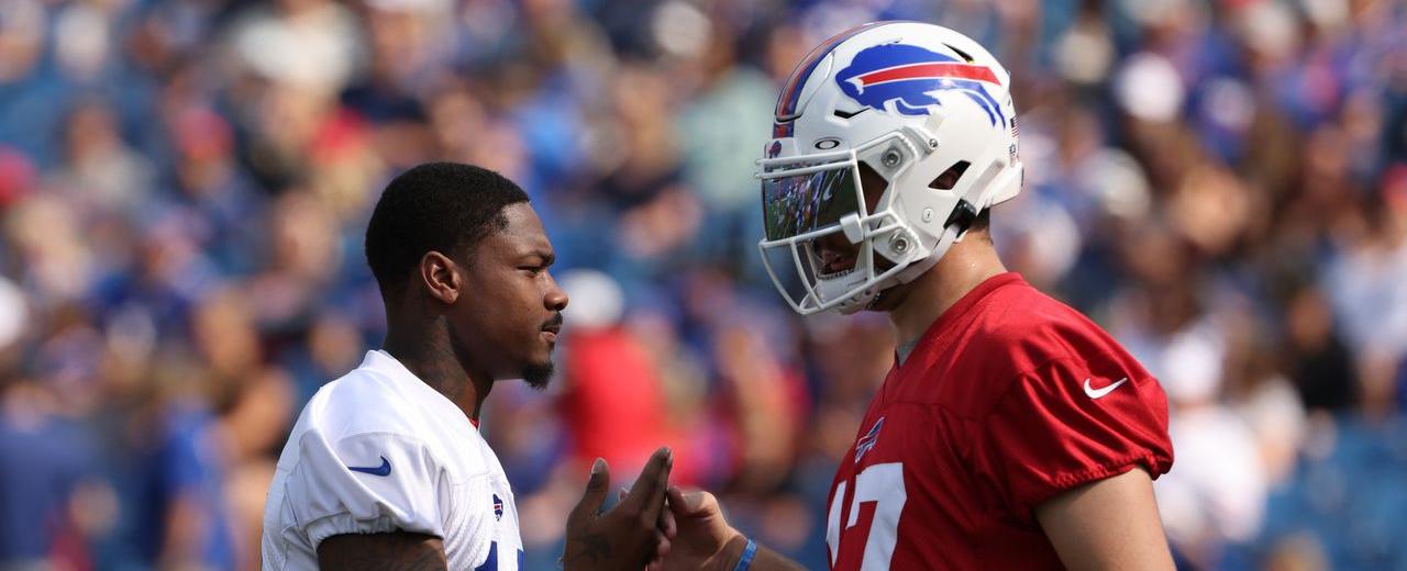 Is everything cool between Josh Allen and Stefon Diggs - who isn’t at voluntary workouts?