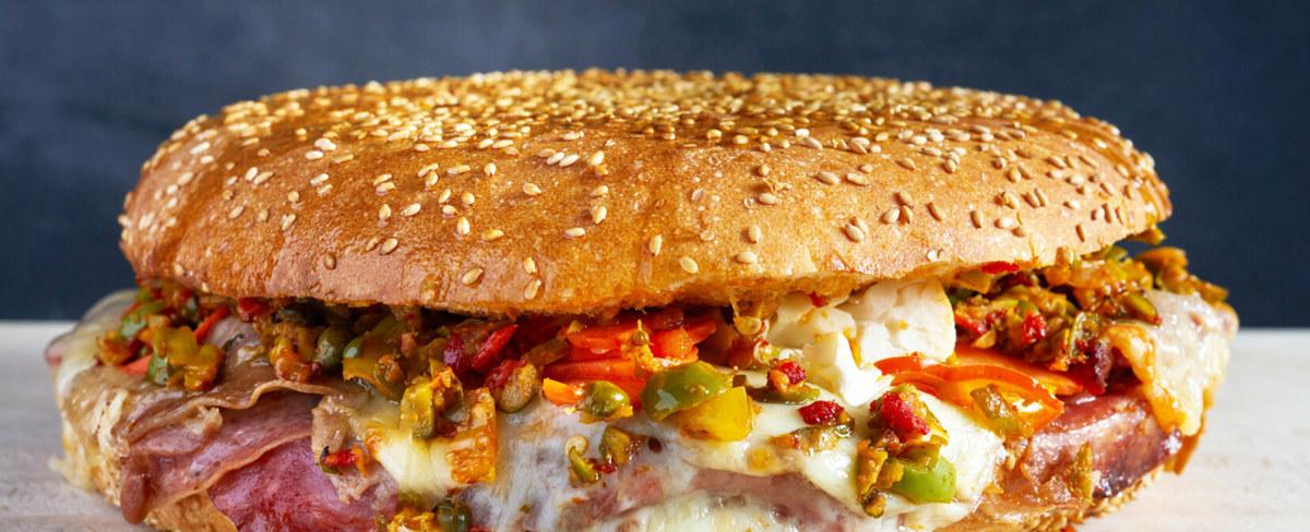 Classic New Orleans Muffaletta Sandwich Recipe