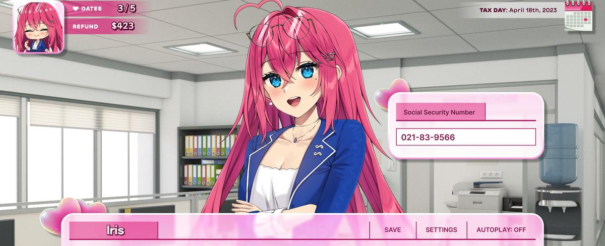 MSCHF’s Tax Heaven 3000 is a dating simulator that can prepare your taxes