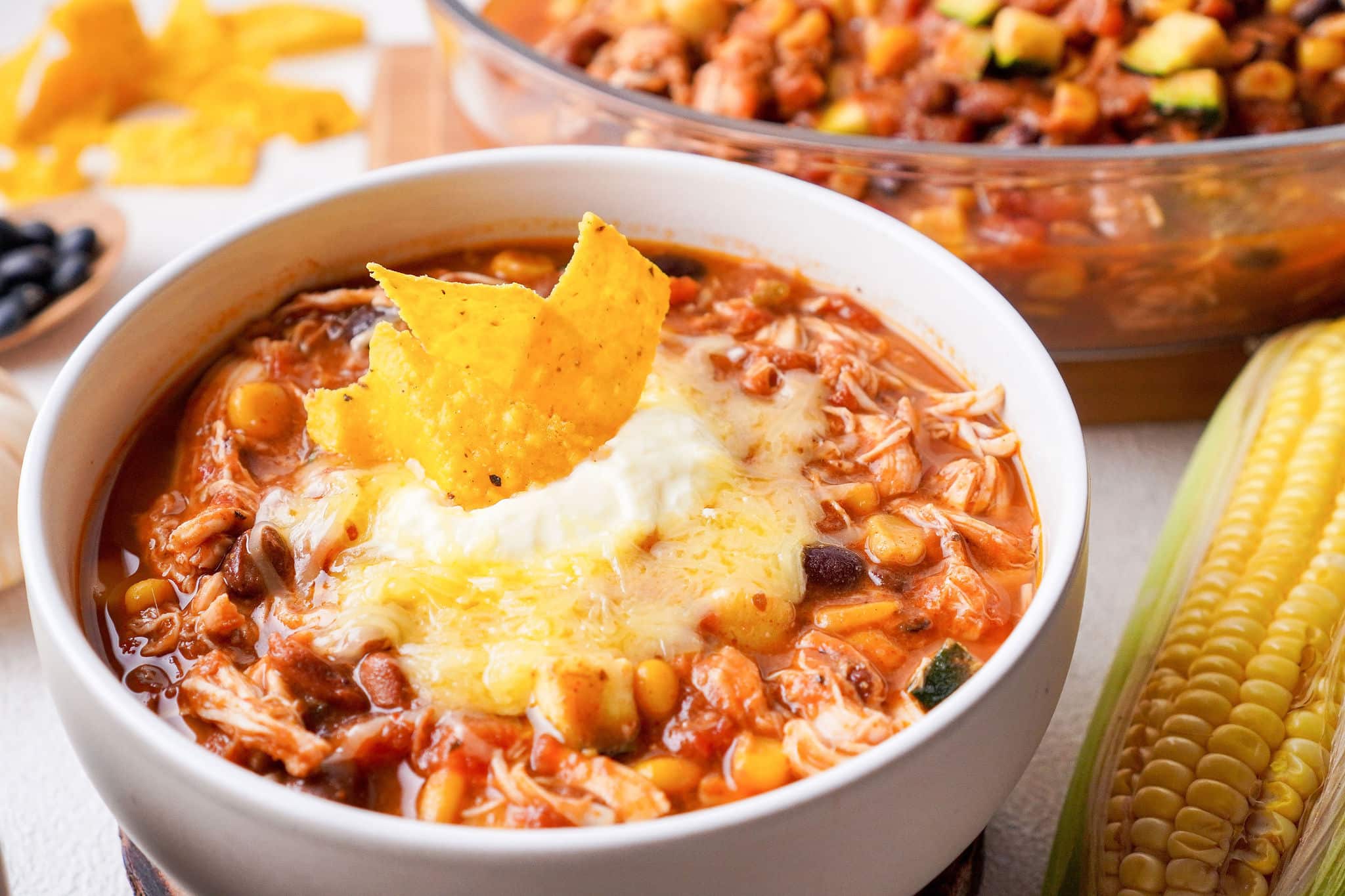 Chicken Taco Soup Recipe • Kath Eats