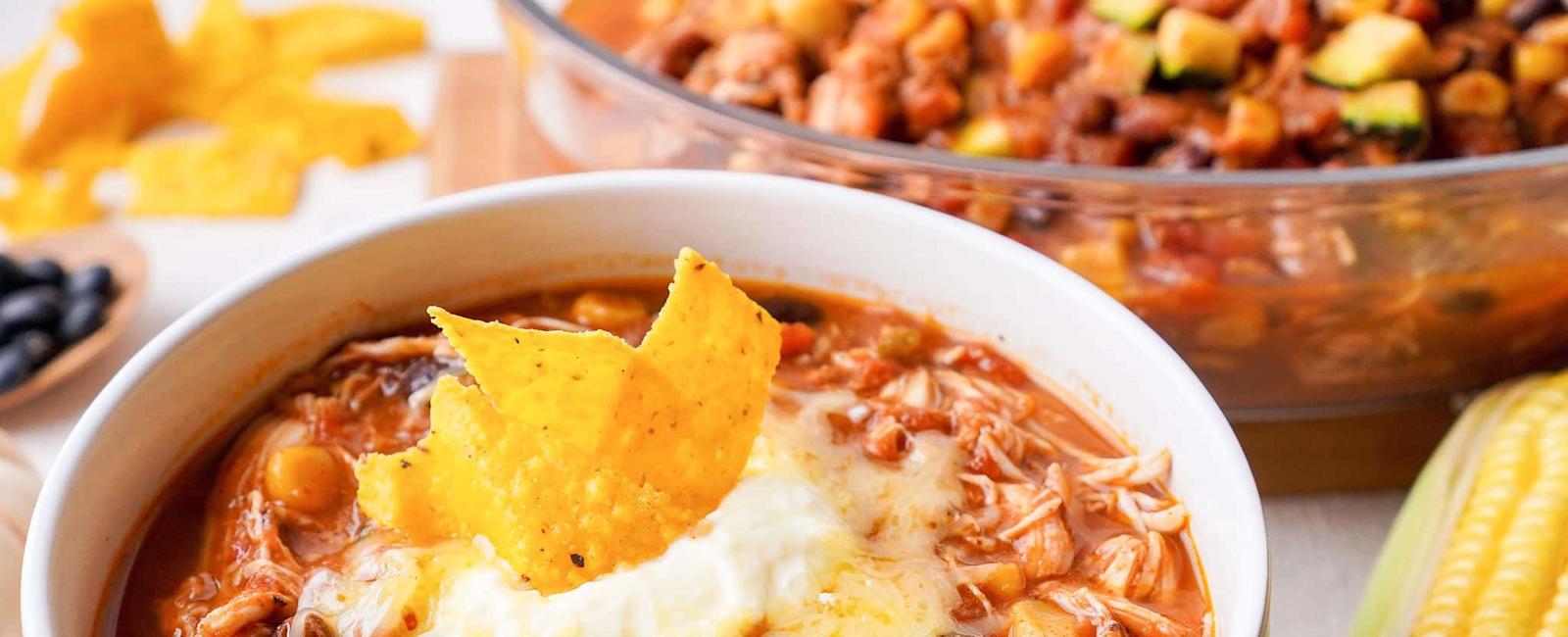 Chicken Taco Soup Recipe • Kath Eats