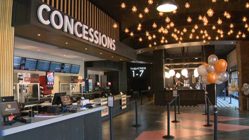 New movie theater opens with food, adult beverages