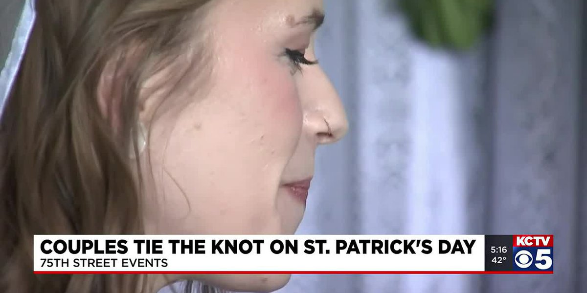 Couples celebrate St. Patrick’s Day with pop-up weddings