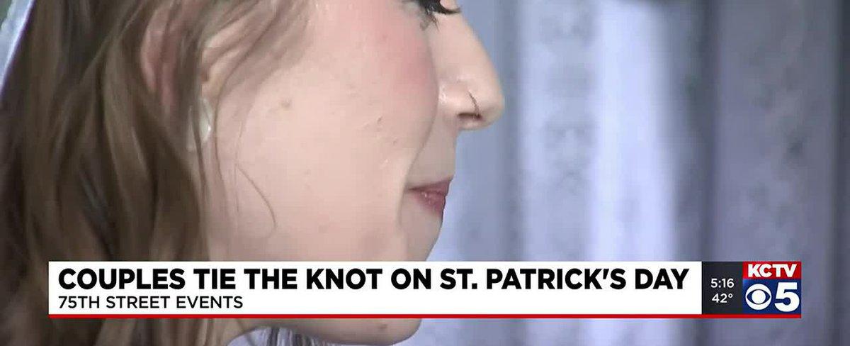 Couples celebrate St. Patrick’s Day with pop-up weddings