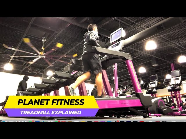 Planet Fitness Treadmill (HOW TO USE IT / TREADMILL WORKOUTS!)