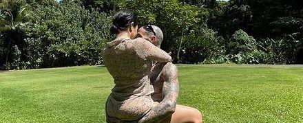 Travis Barker Shares PDA Pics for Kourtney Kardashian's 44th Birthday