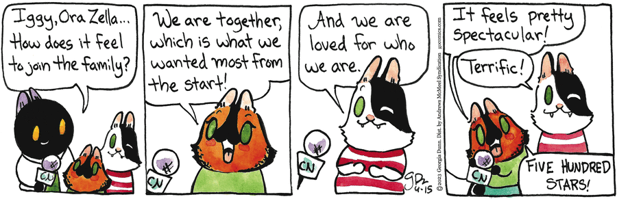 Breaking Cat News by Georgia Dunn for April 15, 2023