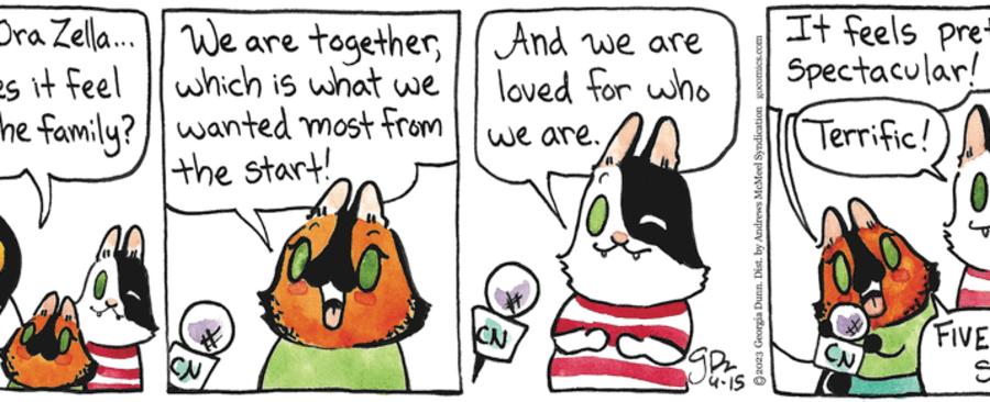 Breaking Cat News by Georgia Dunn for April 15, 2023