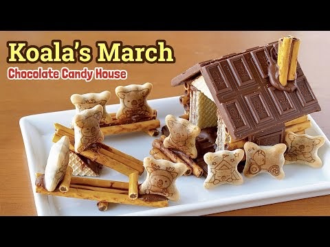 Koala's March Chocolate Candy House | Japanese Cooking Video Recipe