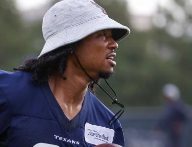 John Metchie participates in Texans voluntary workouts