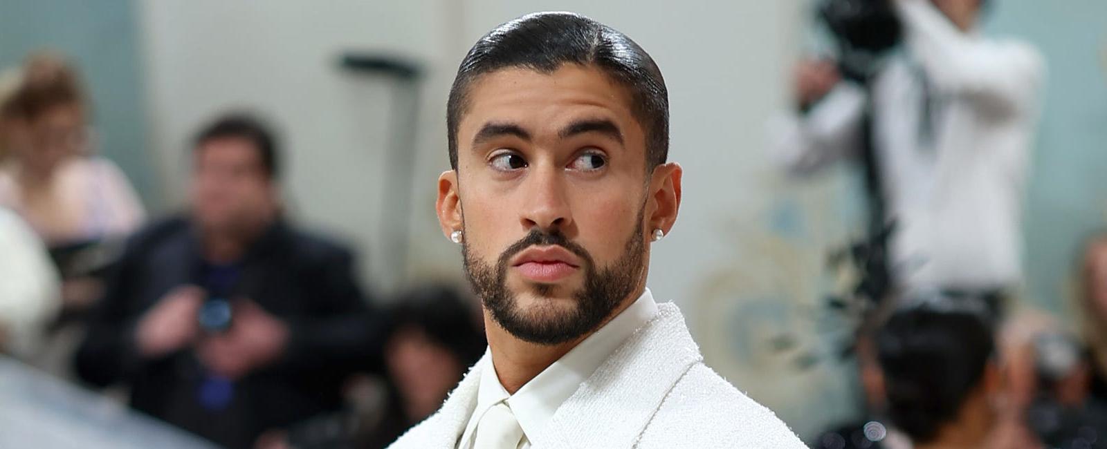Bad Bunny's backless Jacquemus suit set the Met Gala carpet ablaze