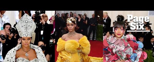 Rihanna’s iconic Met Gala looks through the years