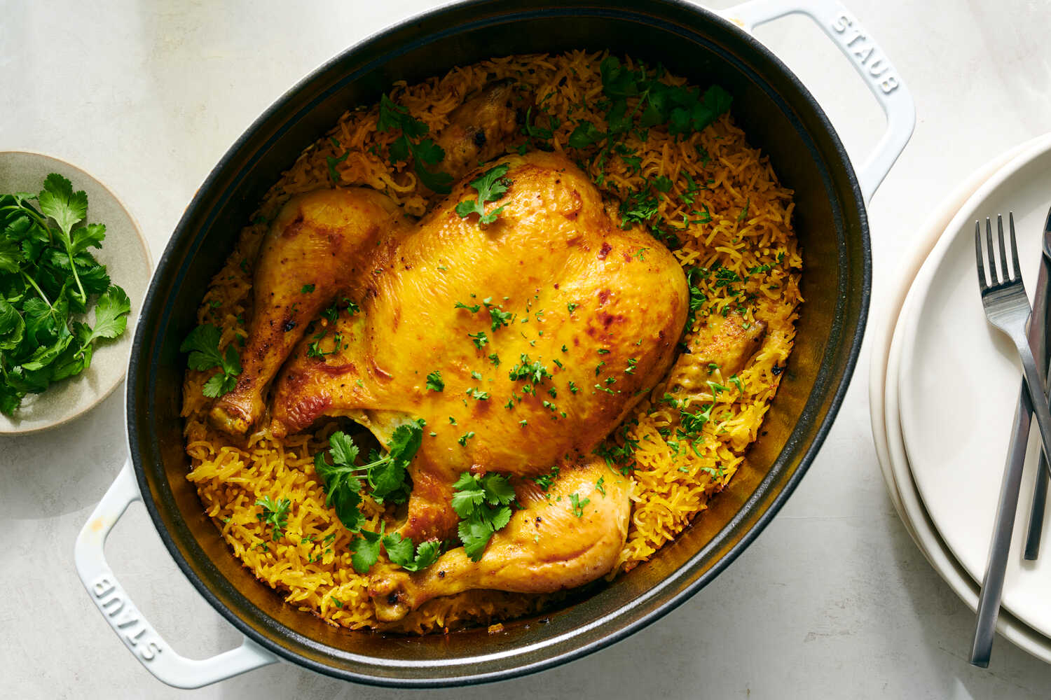 One-Pot Whole Roasted Chicken and Rice Recipe