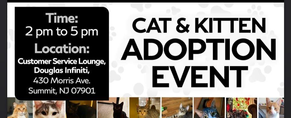 Sat. April 29th, Kitten and Cat Adoption Event, 2 pm to 5 pm,...