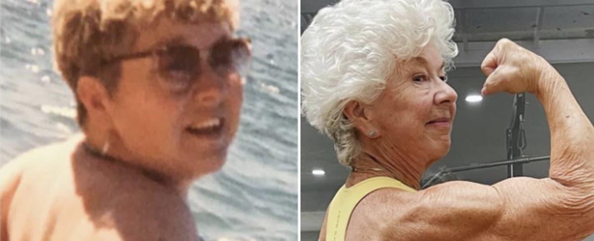 A 76-year-old woman with declining health lost over 60 pounds and became a fitness influencer