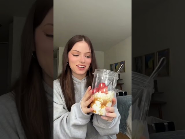 trying VIRAL COTTAGE CHEESE ICECREAM😳🤢 food life hacks #shorts #nyc #lifehacks #food