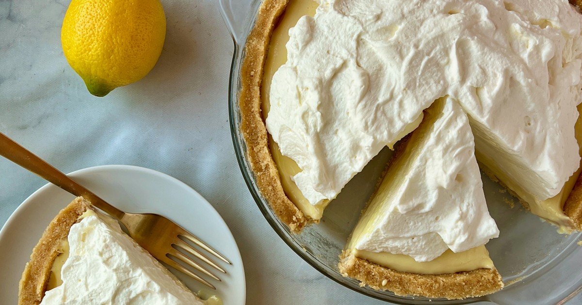 No-Bake Lemon Icebox Pie Recipe