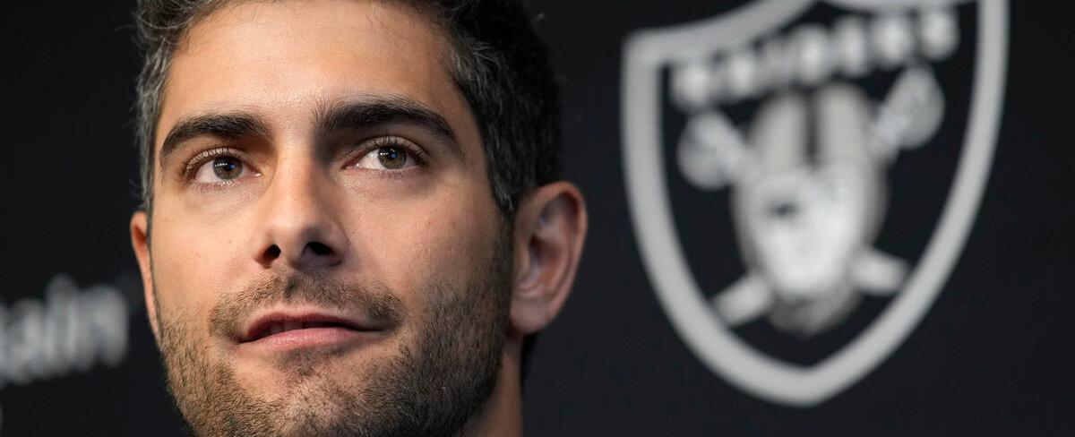 Raiders’ Jimmy Garoppolo begins workouts, but Josh Jacobs absent
