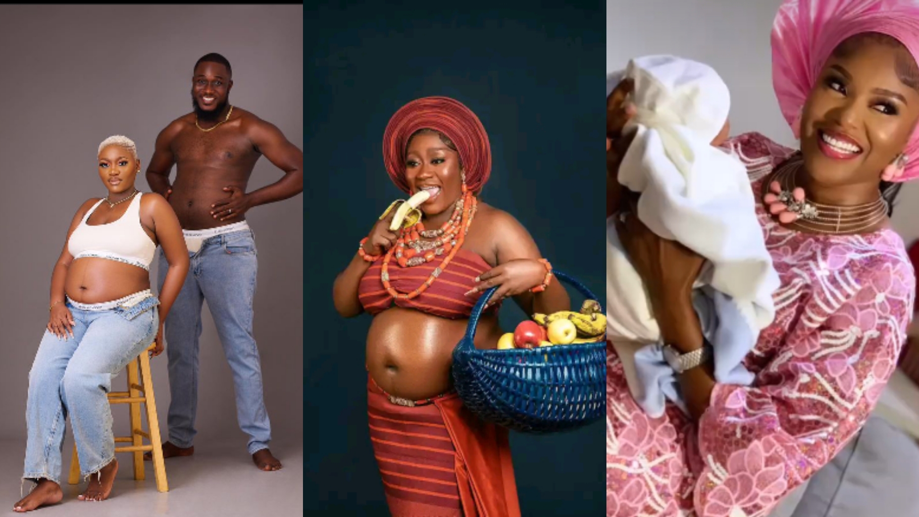 Kemi Taofeeq, Bimbo Success and 7 other Nollywood Celebrities That Welcomes Babies In 2023