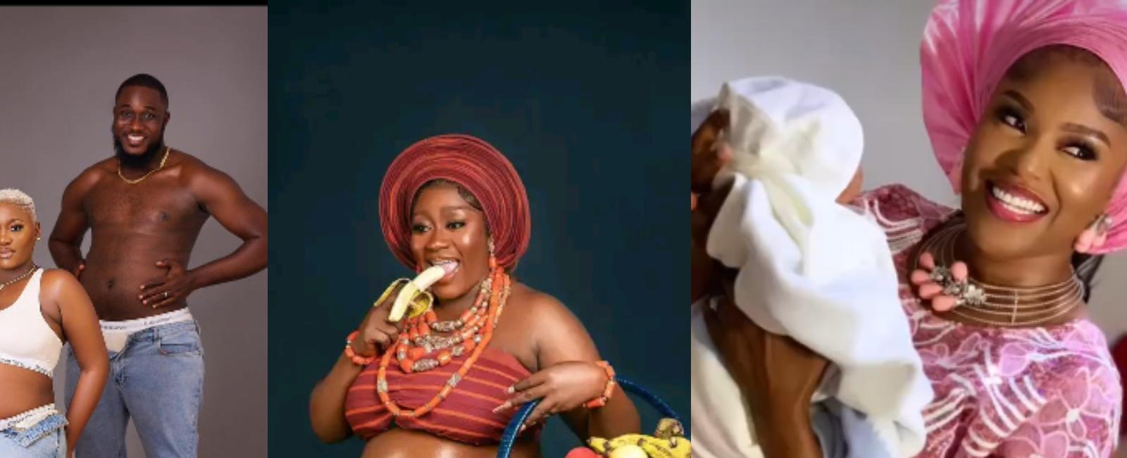 Kemi Taofeeq, Bimbo Success and 7 other Nollywood Celebrities That Welcomes Babies In 2023