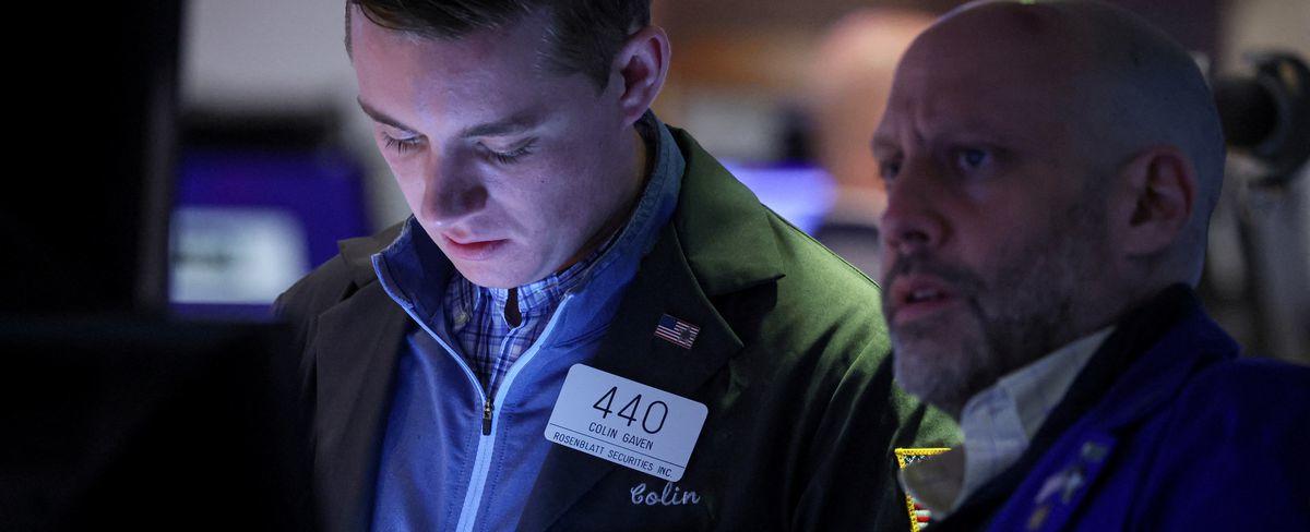 Dow dips, S&P 500 stable after medtech gains, Netflix drag