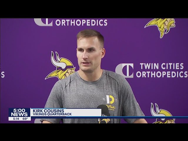 Kirk Cousins talks future with Vikings at offseason workouts