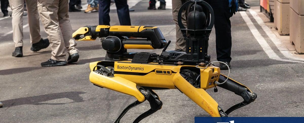 Robot dogs called to help after building collapse prompt surveillance fears