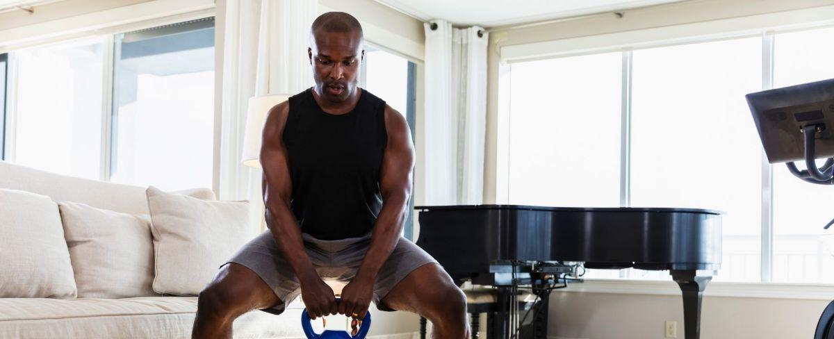 One move, one kettlebell, and six minutes to develop full-body muscle