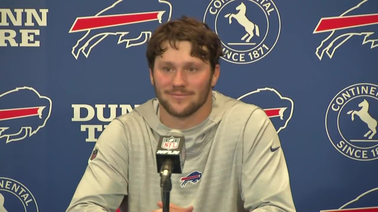 ‘Never been more focused’: Bills QB Josh Allen locked in on football as offseason workouts begin