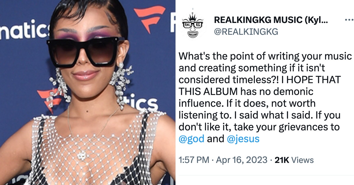 Doja Cat Drags People Mad About New 'Demonic' Tattoo