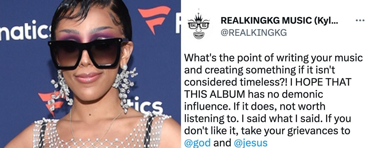 Doja Cat Drags People Mad About New 'Demonic' Tattoo