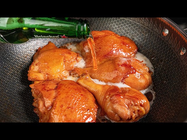 Chỉ cần thêm thứ này vào Gà Ram sẽ mềm ngon hơn bội phần | Beer vs chicken recipe