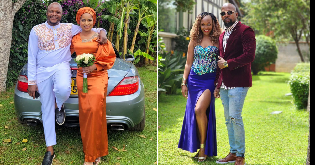 7 best dressed celebrity couples who attended Akothee's wedding