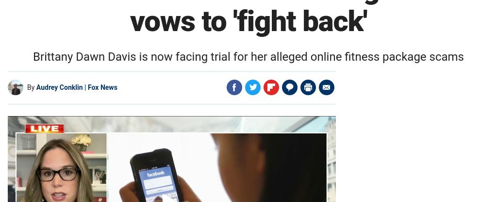 Texas fitness influencer Brittany Dawn accused of scamming clients vows to 'fight back'