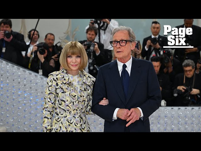 Anna Wintour and boyfriend Bill Nighy make Met Gala debut as a couple 