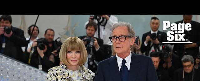 Anna Wintour and boyfriend Bill Nighy make Met Gala debut as a couple