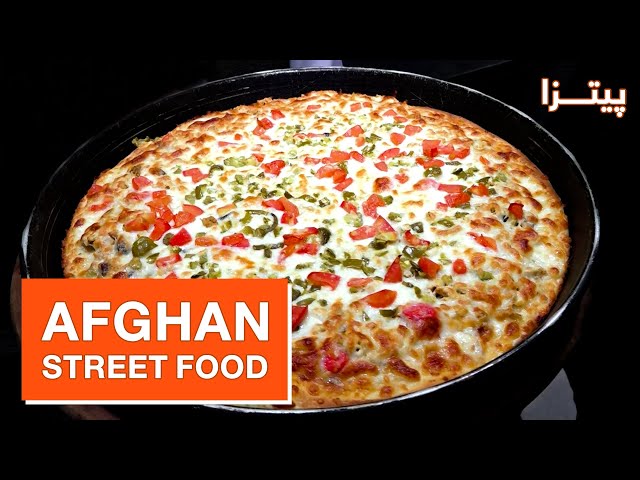 Street Food: Pizza recipe in Yummy restaurant / غذاهای خیابانی: طرز تهیه پیتــزا در یمی رستورانت