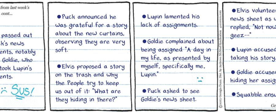 Breaking Cat News by Georgia Dunn for April 18, 2023
