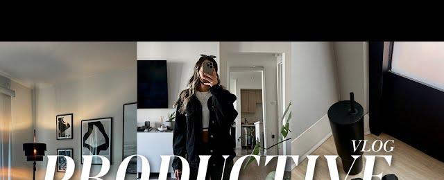 7 AM *PRODUCTIVE* & *REALISTIC* FEW DAYS: workouts, healthy grocery haul , skincare & makeup routine