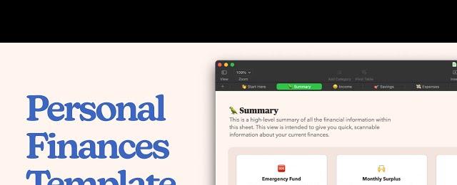 Personal Finances Spreadsheet - Apple and Google