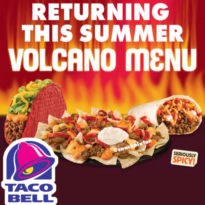 Taco Bell Is Bringing Back Its Volcano Menu and Lava Sauce - Spicy Food Reviews (and Recipes)