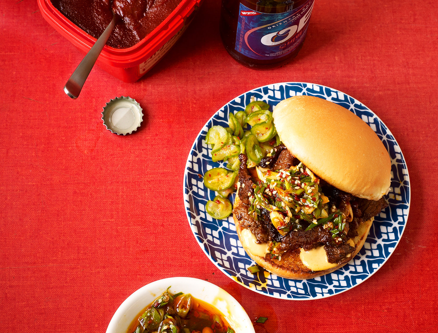 Bulgogi Sliders With Scallion Salsa Recipe