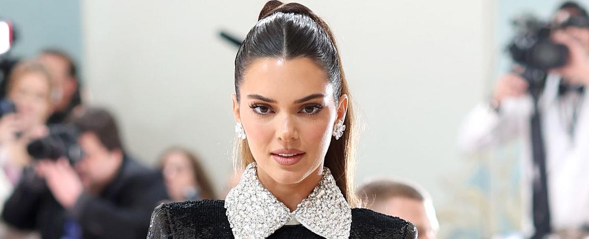 Kendall Jenner Wears Sequined Marc Jacobs Bodysuit on 2023 Met Gala Red Carpet