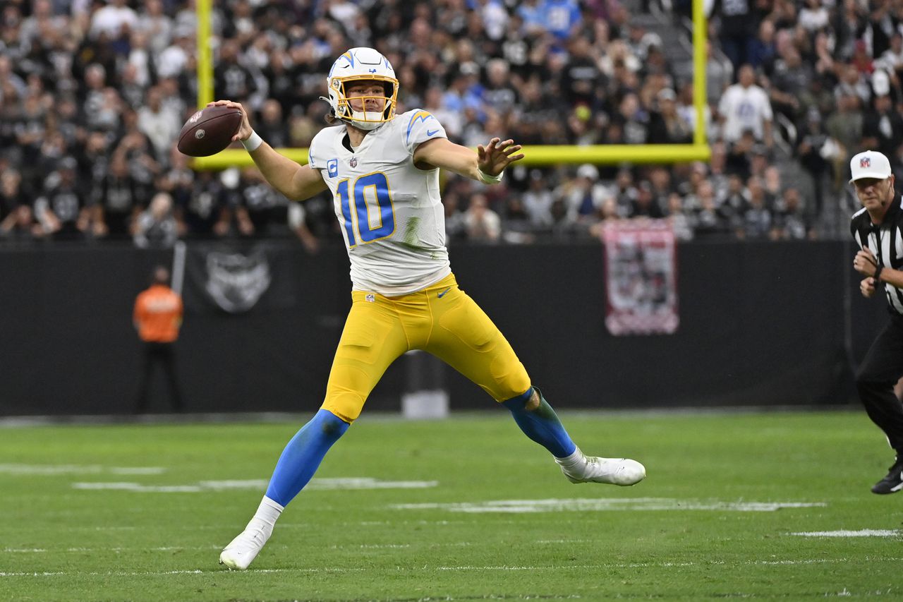 Justin Herbert may miss the beginning of offseason workouts with the Los Angeles Chargers